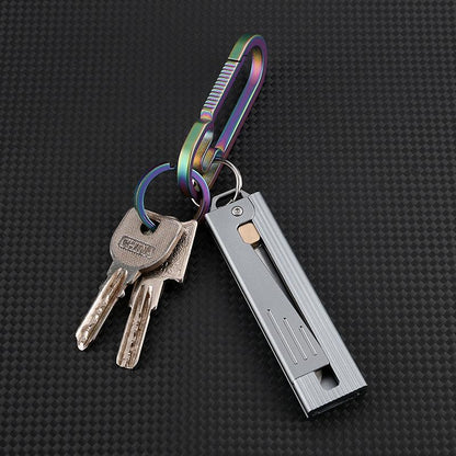 Mini Gravity Knife Cost-Effective Pocket Knife, Stainless Steel Blade, Outlet, Men'S and Women'S Camping Survival Hiking Knife, Holiday Gift