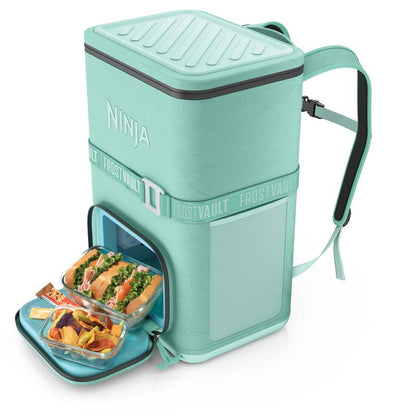 Ninja Outdoor Frostvault Go 36-Can Backpack Soft Cooler with Cold Dry Zone FF136 - Premium Ice Retention & Chillseal Lid for All-Day Adventures