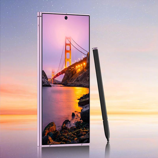 24 Ultra Android Smartphone, 6.8 Inch Screen, Dual Sim, Octa-Core Cpu, 5G Network, 4+128GB RAM Storage, USB-C Charging