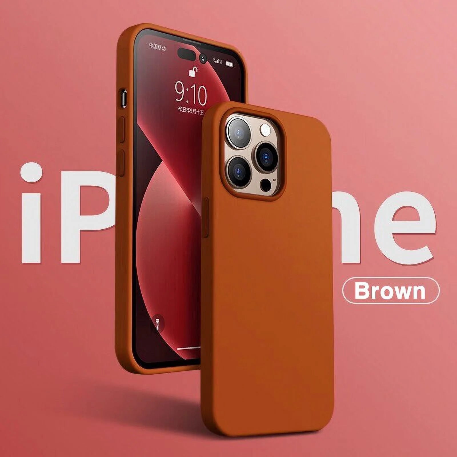 Original Liquid Silicone Phone Case for Iphone 15 11 12 13 14 Pro Max Mini 8 7 plus XR X XS Max SE Shockproof Cover Accessories