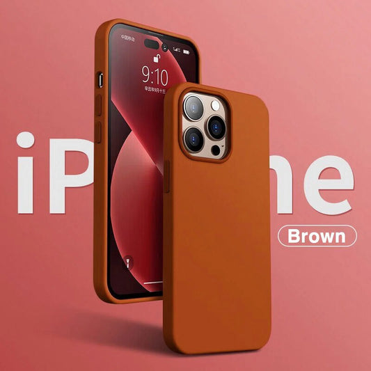 Original Liquid Silicone Phone Case for Iphone 15 11 12 13 14 Pro Max Mini 8 7 plus XR X XS Max SE Shockproof Cover Accessories