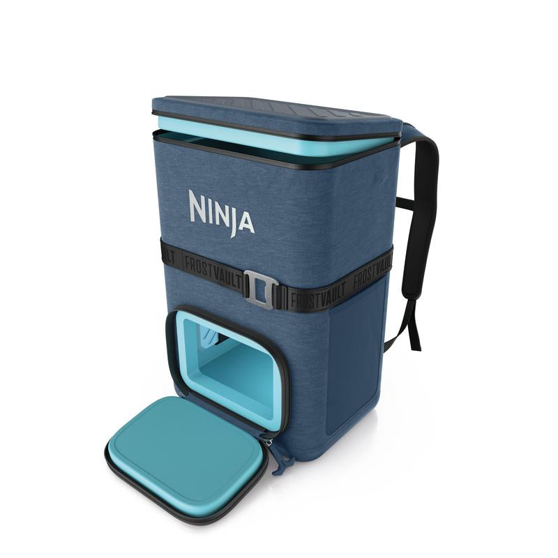 Ninja Outdoor Frostvault Go 36-Can Backpack Soft Cooler with Cold Dry Zone FF136 - Premium Ice Retention & Chillseal Lid for All-Day Adventures