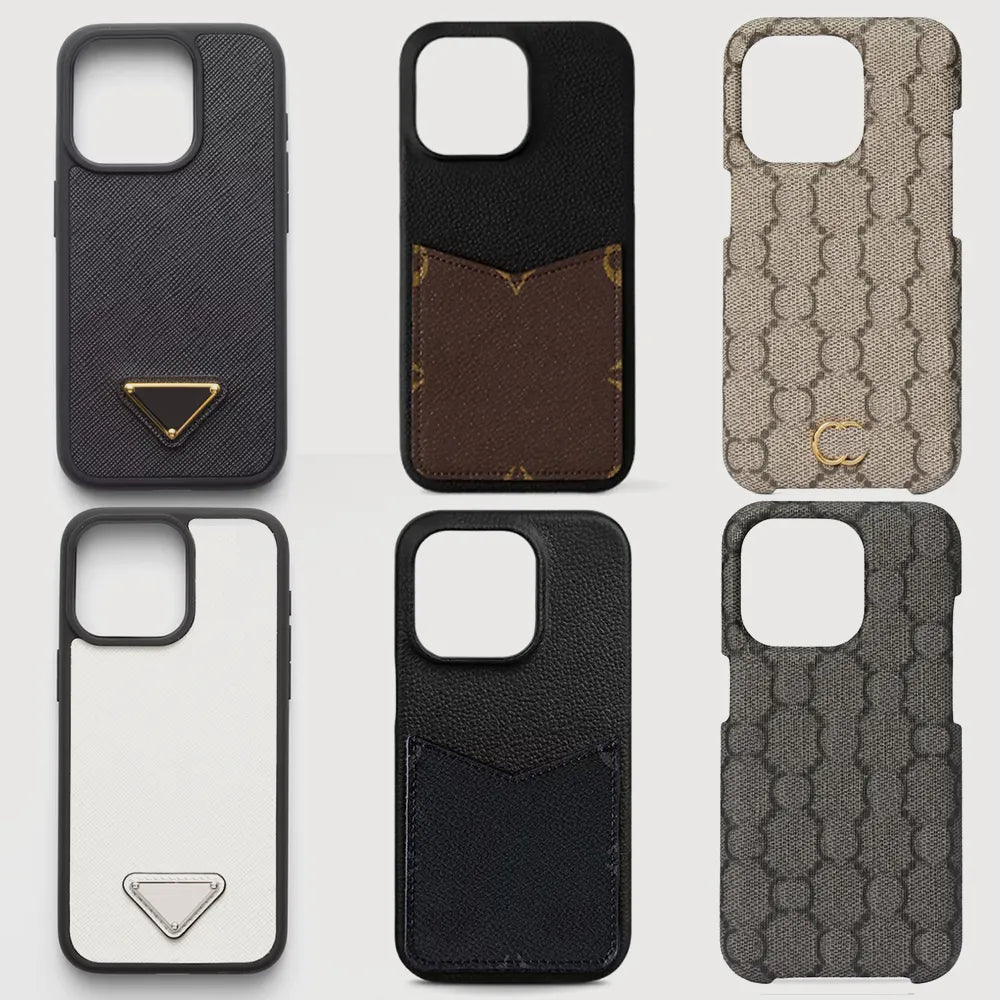 Phone Case Designer Iphone Case Luxury Wallet Card Holder for Apple Iphone 17 16 Pro Max 15 plus 14 13 12 Mini 11 Promax X XR XS Xsmax 7P 8P 13Pro Card Package Dhgate