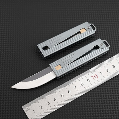 Mini Gravity Knife Cost-Effective Pocket Knife, Stainless Steel Blade, Outlet, Men'S and Women'S Camping Survival Hiking Knife, Holiday Gift