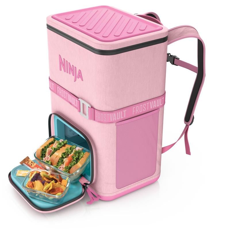 Ninja Outdoor Frostvault Go 36-Can Backpack Soft Cooler with Cold Dry Zone FF136 - Premium Ice Retention & Chillseal Lid for All-Day Adventures