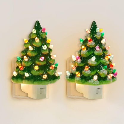 Christmas Tree Lights Lamps Christmas Decoration Night Lights Bedside Lamps Socket Night Lights Holiday Gifts Christmas Gifts