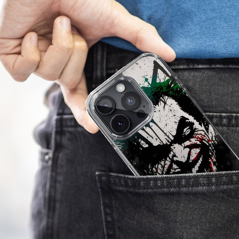 Mundaze Case for Apple Iphone 16 Pro Laughing Joker Painting Graffiti