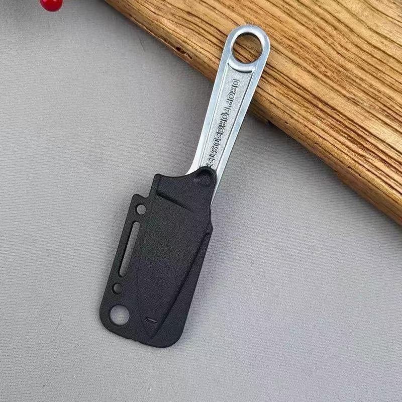 Fixed Blade Knife 3" Blade 425 High Carbon Steel for Survival Camping Kitchen Fruit Meat Cutting