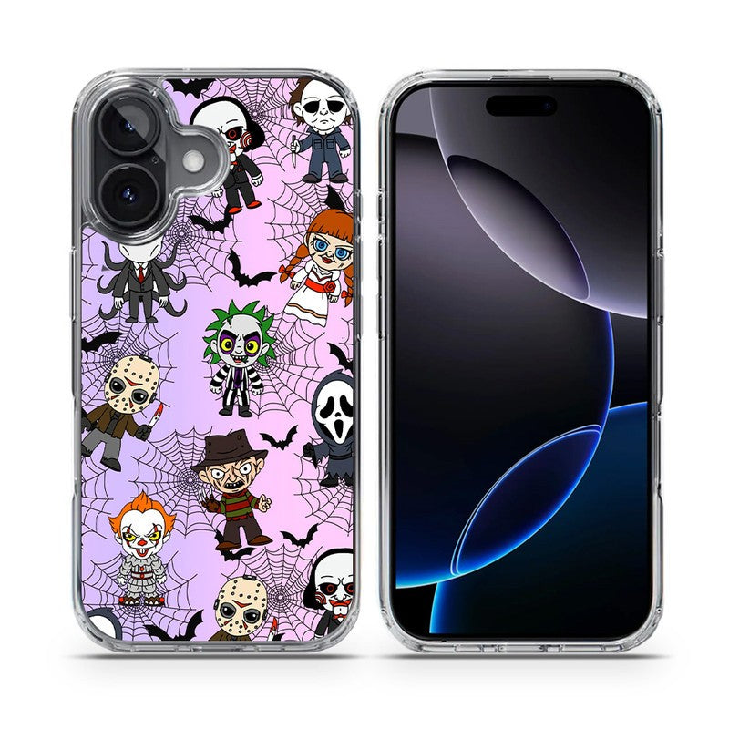 Mundaze Case for Apple Iphone 16 Classic Halloween Characters Spider Web
