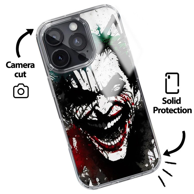 Mundaze Case for Apple Iphone 16 Pro Laughing Joker Painting Graffiti