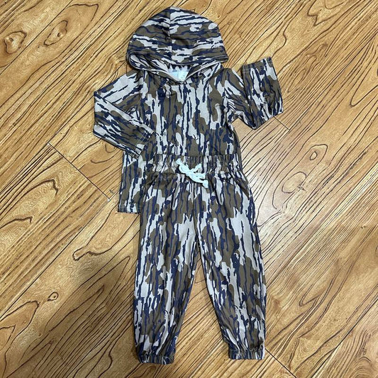 Long Sleeve Camouflage Jogging Boy Set Casual Clothing