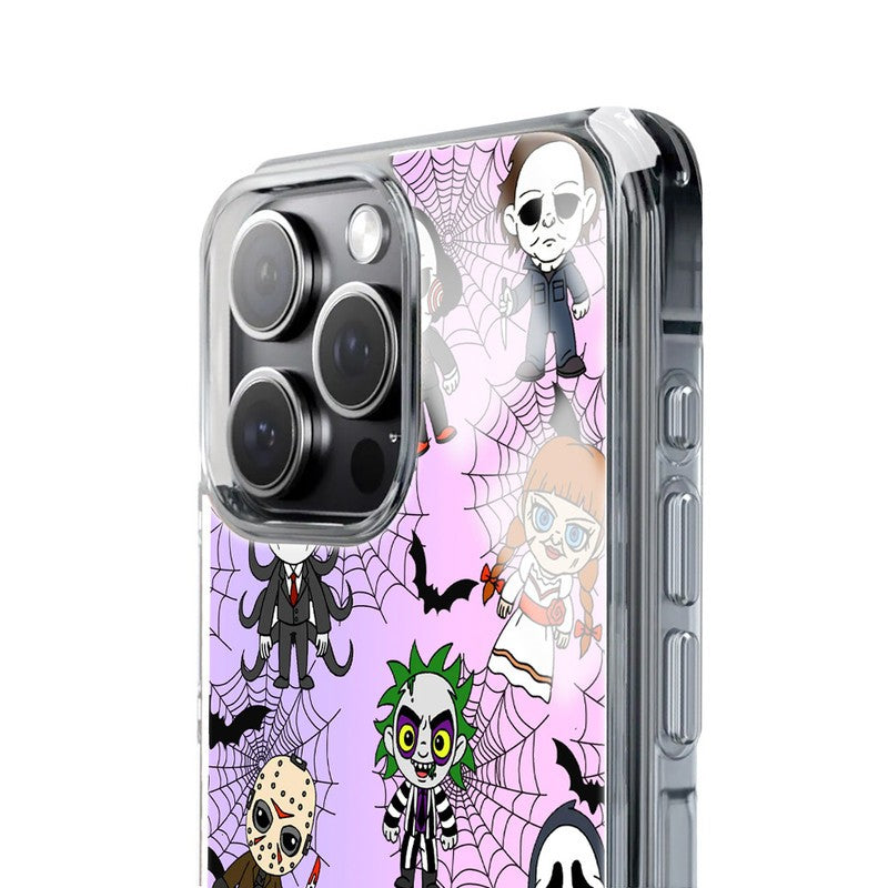 Mundaze Case for Apple Iphone 16 Classic Halloween Characters Spider Web