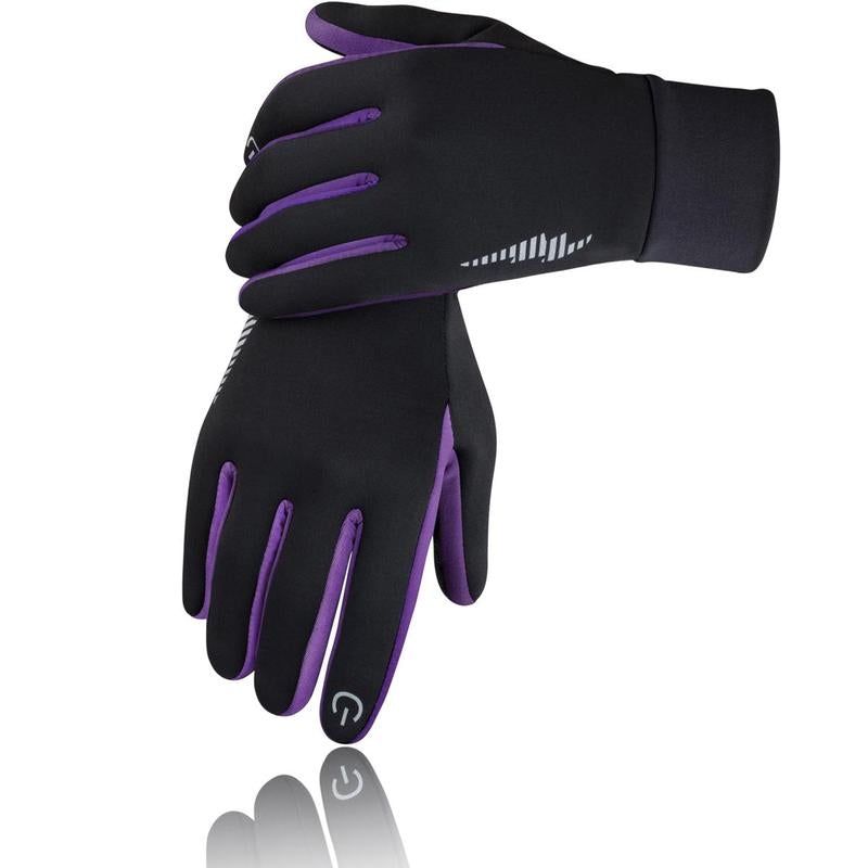 Winter Gloves Women Men Ski Gloves Liners Thermal Warm Touch Screen, Perfect for Cycling, Running, Driving, Hiking, Walking, Texting, Freezer Work, Gardening, and Daily Activities SRG102 Winter Gloves Full Finger