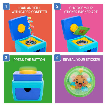 Educational Insights 3D Sticker Maker Kit - Craft Kit for Kids, Mess Free Activity, Make Your Own Sticker Machine, DIY Puffy Stickers for Kids, Creative Gifts for Boys & Girls Ages 5+