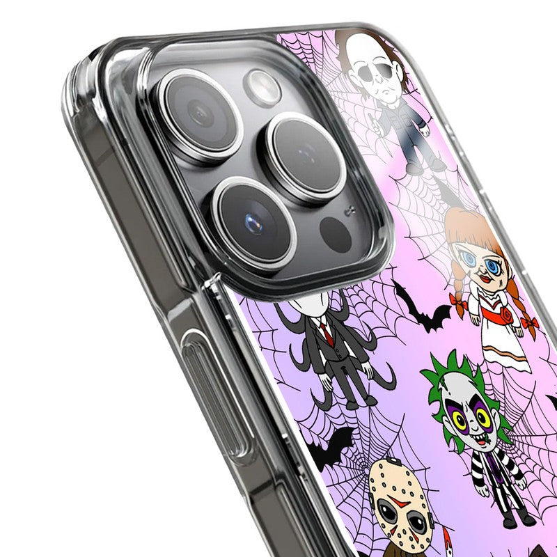 Mundaze Case for Apple Iphone 16 Classic Halloween Characters Spider Web