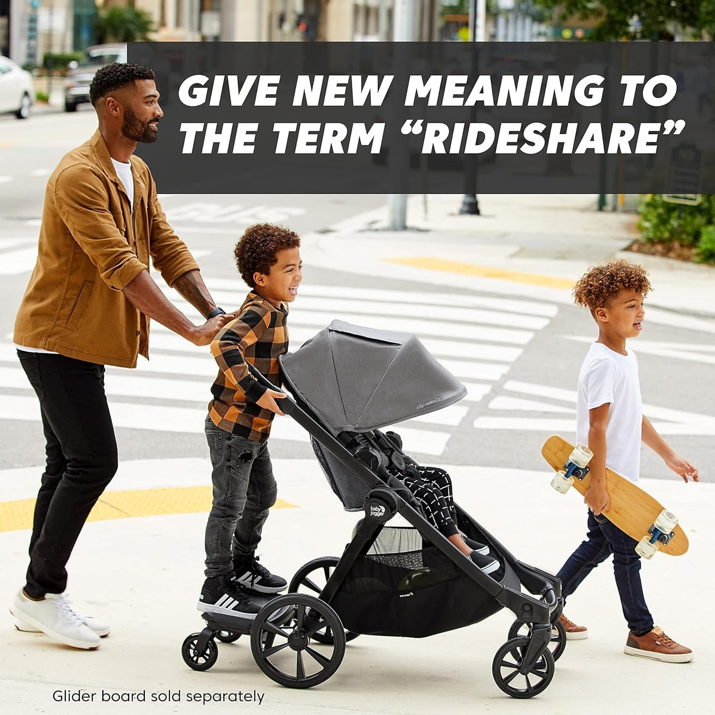 City Select 2 Single-To-Double Modular Travel System Includes City GO 2 Infant Car Seat Radiant Slate