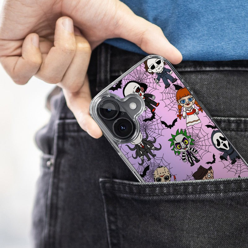 Mundaze Case for Apple Iphone 16 Classic Halloween Characters Spider Web
