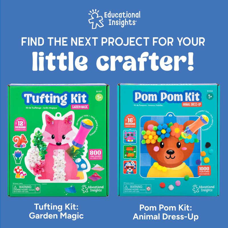Educational Insights 3D Sticker Maker Kit - Craft Kit for Kids, Mess Free Activity, Make Your Own Sticker Machine, DIY Puffy Stickers for Kids, Creative Gifts for Boys & Girls Ages 5+