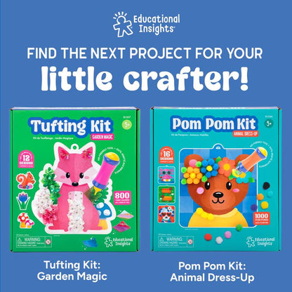 Educational Insights 3D Sticker Maker Kit - Craft Kit for Kids, Mess Free Activity, Make Your Own Sticker Machine, DIY Puffy Stickers for Kids, Creative Gifts for Boys & Girls Ages 5+