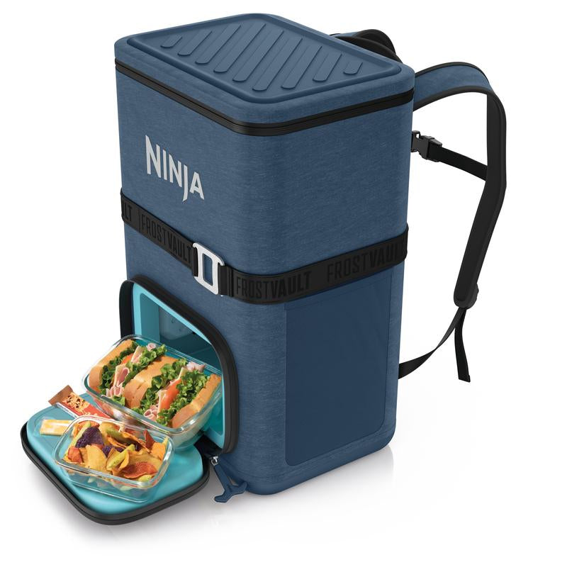 Ninja Outdoor Frostvault Go 36-Can Backpack Soft Cooler with Cold Dry Zone FF136 - Premium Ice Retention & Chillseal Lid for All-Day Adventures