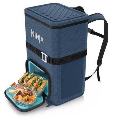 Ninja Outdoor Frostvault Go 36-Can Backpack Soft Cooler with Cold Dry Zone FF136 - Premium Ice Retention & Chillseal Lid for All-Day Adventures