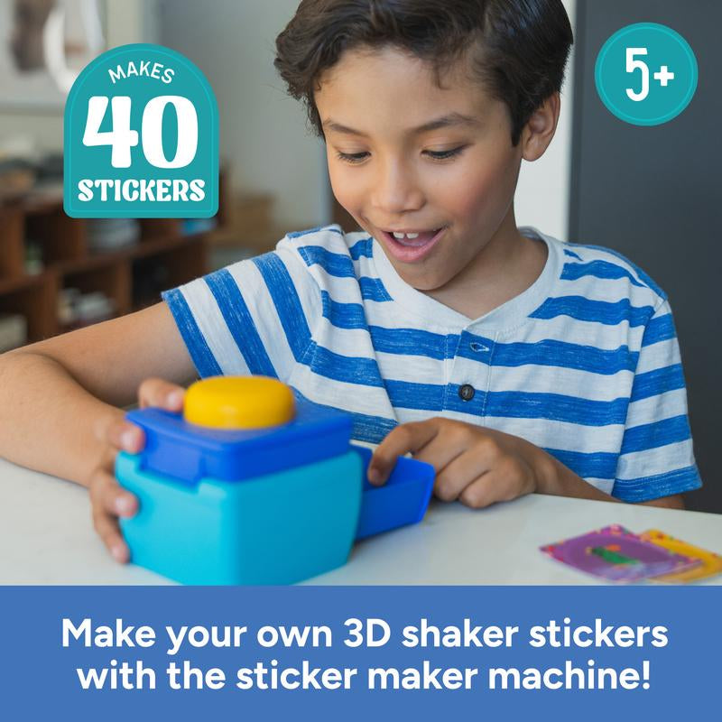 Educational Insights 3D Sticker Maker Kit - Craft Kit for Kids, Mess Free Activity, Make Your Own Sticker Machine, DIY Puffy Stickers for Kids, Creative Gifts for Boys & Girls Ages 5+