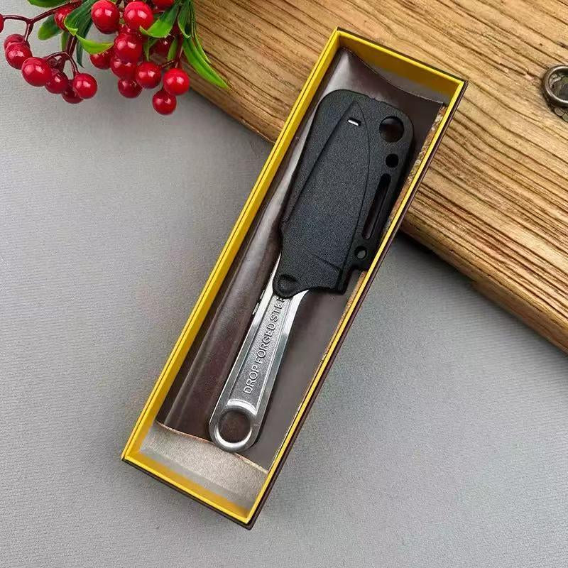 Fixed Blade Knife 3" Blade 425 High Carbon Steel for Survival Camping Kitchen Fruit Meat Cutting