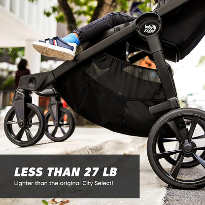 City Select 2 Single-To-Double Modular Travel System Includes City GO 2 Infant Car Seat Radiant Slate